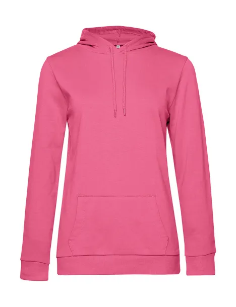  Ženski frotirni hoodie - B&C Pink Fizz