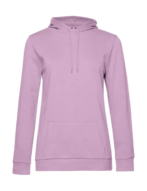  Ženski frotirni hoodie - B&C Candy Pink