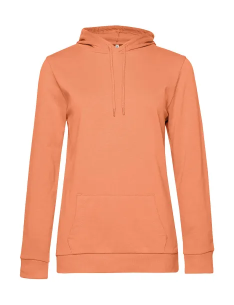  Ženski frotirni hoodie - B&C Melon Orange