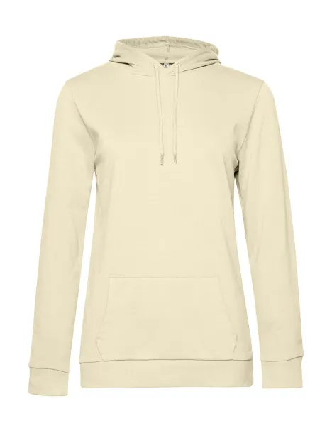  Ženski frotirni hoodie - B&C Pale Yellow