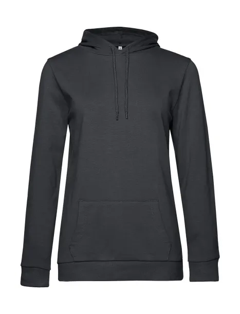  Ženski frotirni hoodie, 280 g/m² - B&C Asphalt