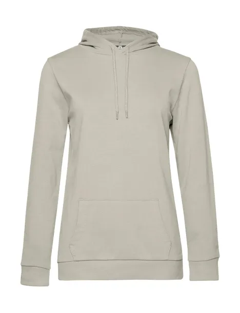  Ženski frotirni hoodie - B&C Grey Fog