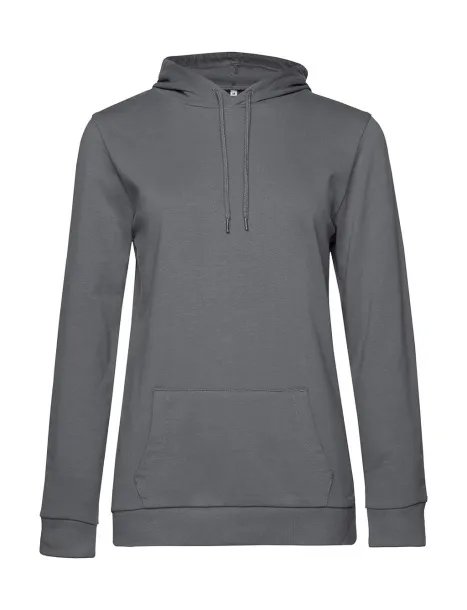  Ženski frotirni hoodie - B&C Elephant Grey