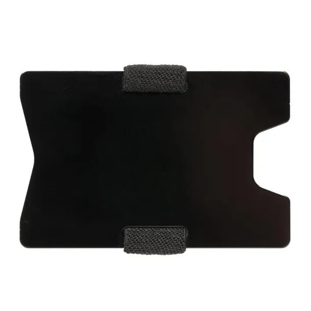  Aluminium RFID anti-skimming minimalist wallet Black Black