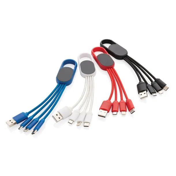  4 u 1 kabel s karabinom - XD Collection Crna 