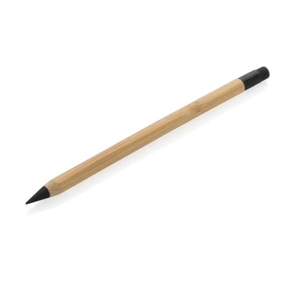  FSC® bamboo infinity pencil with eraser - XD Collection brown 