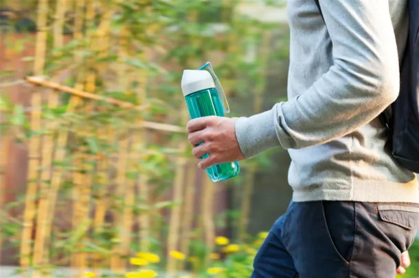  Neva water bottle Tritan 450ml Turquoise Cool Grey 4