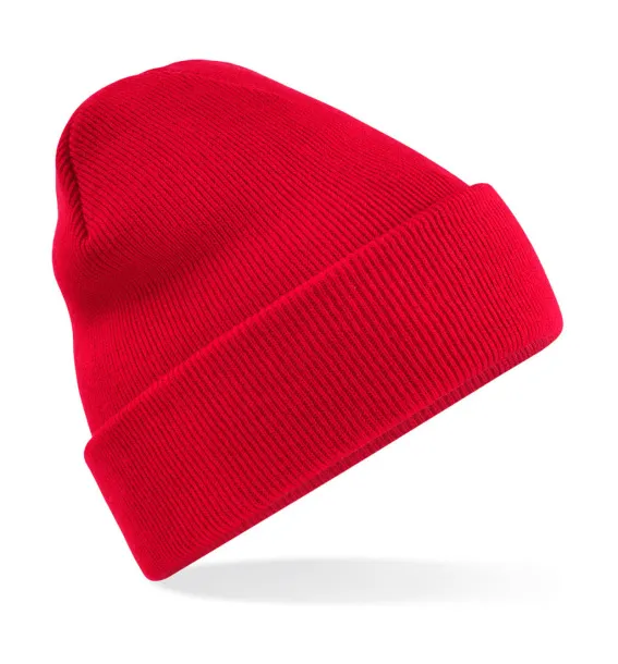  Recycled Original Cuffed Beanie - Beechfield Klasična crvena