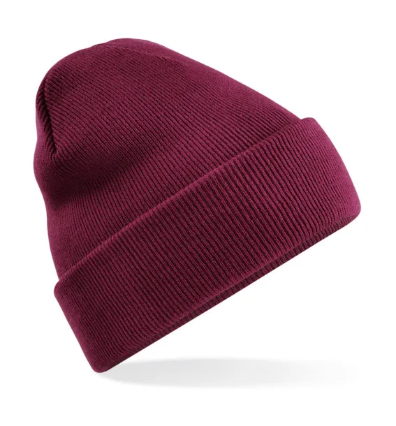  Recycled Original Cuffed Beanie - Beechfield Burgundy