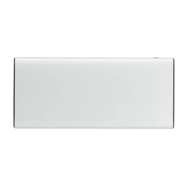  Aluminijska prijenosna baterija - 18 W, 10 000 mAh - XD Collection Srebrna