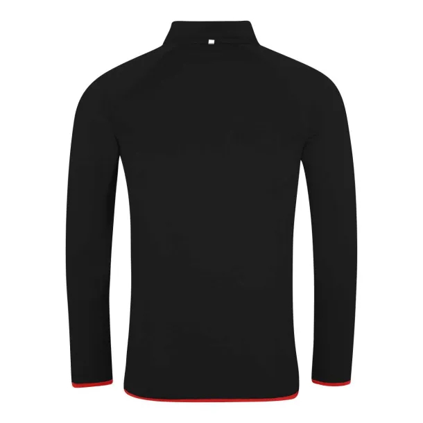  MEN'S COOL 1/2 ZIP SWEAT - Just Cool Jet Black Red