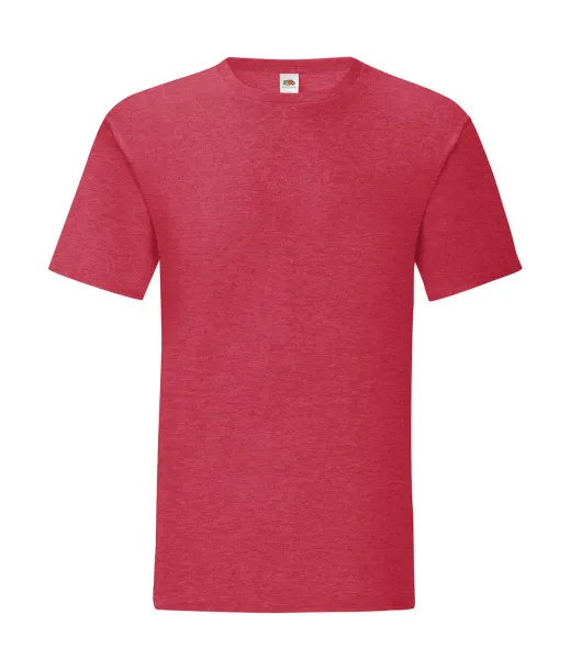  Iconic 150 T - Fruit of the Loom Heather Red