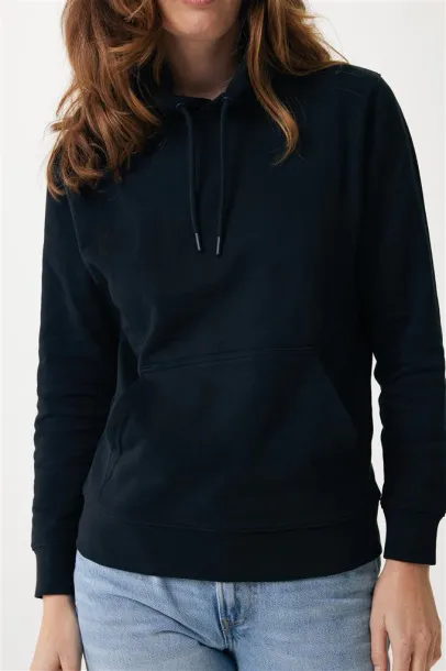  Iqoniq Rila lightweight recycled cotton hoodie - iqoniq Black 