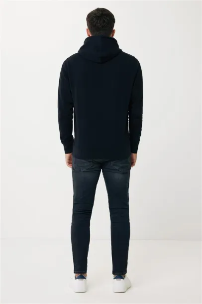  Iqoniq Rila unisex lagani hoodie od recikliranog pamuka, 280 g/m² - iqoniq Crna