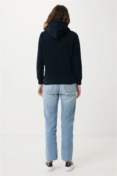  Iqoniq Rila unisex lagani hoodie od recikliranog pamuka, 280 g/m² - iqoniq Crna