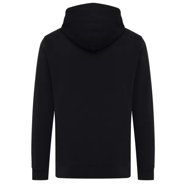  Iqoniq Rila unisex lagani hoodie od recikliranog pamuka - iqoniq Crna 