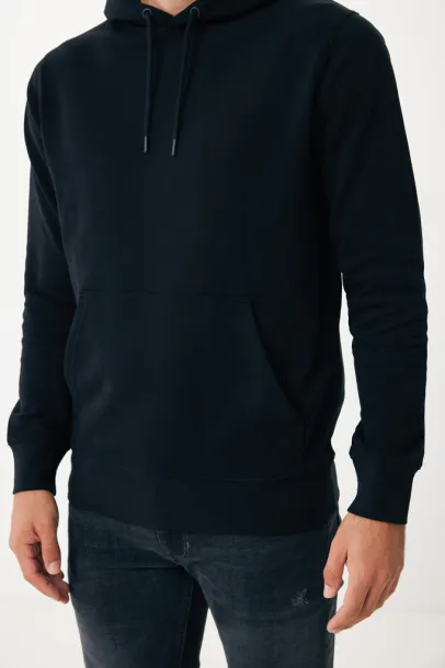  Iqoniq Rila lightweight recycled cotton hoodie - iqoniq Black 