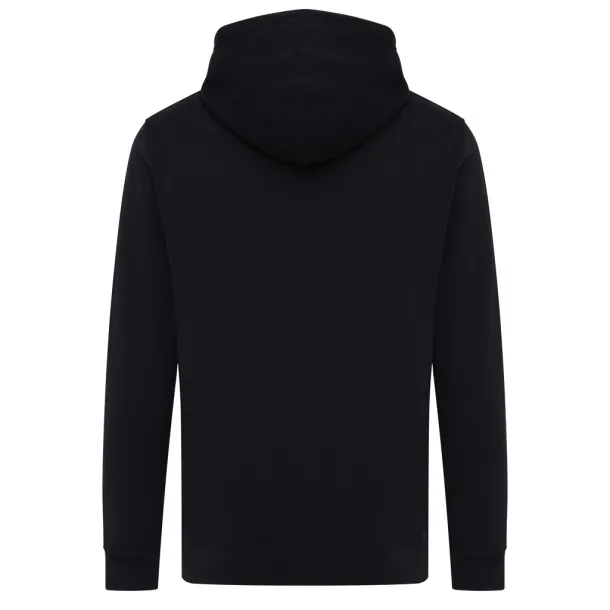  Iqoniq Rila unisex lagani hoodie od recikliranog pamuka, 280 g/m² - iqoniq Crna