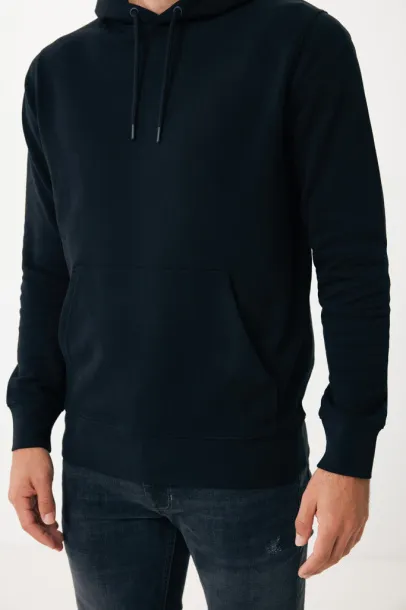  Iqoniq Rila unisex lagani hoodie od recikliranog pamuka, 280 g/m² - iqoniq Crna