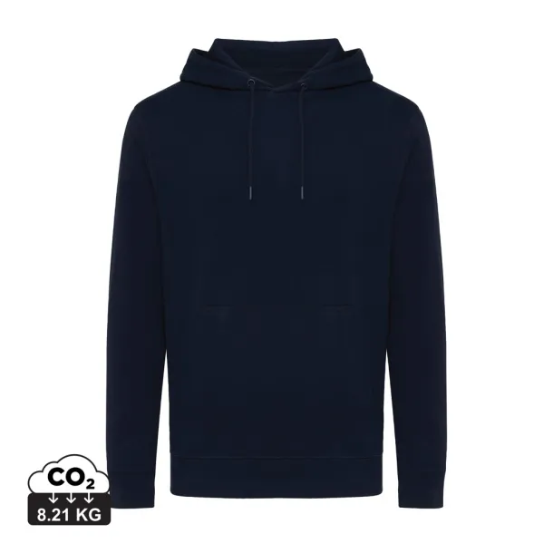  Iqoniq Rila lightweight recycled cotton hoodie - iqoniq navy