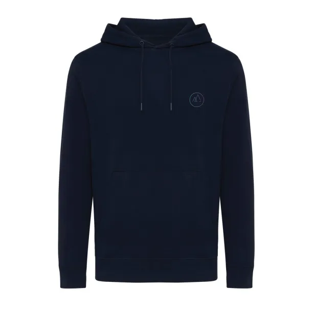  Iqoniq Rila unisex lagani hoodie od recikliranog pamuka - iqoniq navy