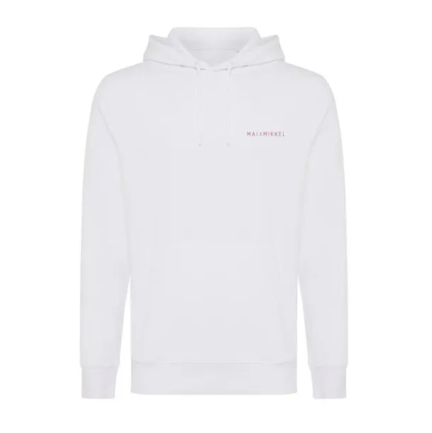  Iqoniq Rila unisex lagani hoodie od recikliranog pamuka, 280 g/m² - iqoniq recycled white