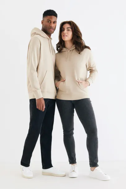  Iqoniq Rila unisex lagani hoodie od recikliranog pamuka, 280 g/m² - iqoniq desert