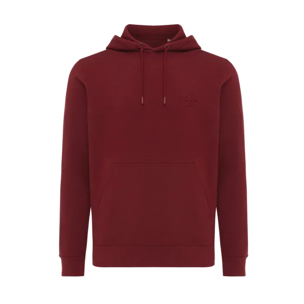  Iqoniq Rila unisex lagani hoodie od recikliranog pamuka - iqoniq burgundy