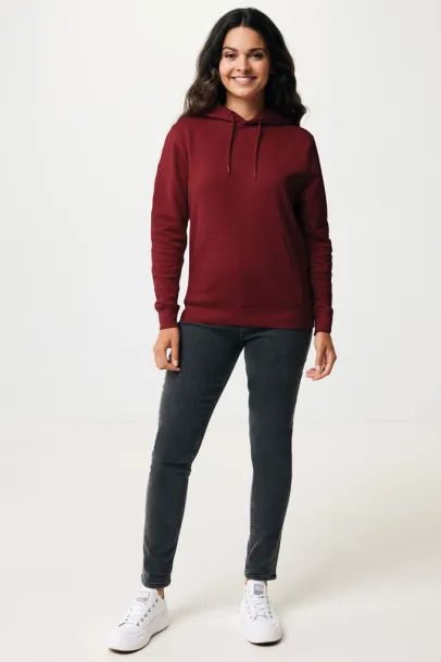  Iqoniq Rila unisex lagani hoodie od recikliranog pamuka - iqoniq burgundy