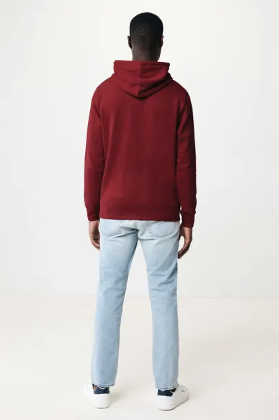  Iqoniq Rila unisex lagani hoodie od recikliranog pamuka, 280 g/m² - iqoniq burgundy