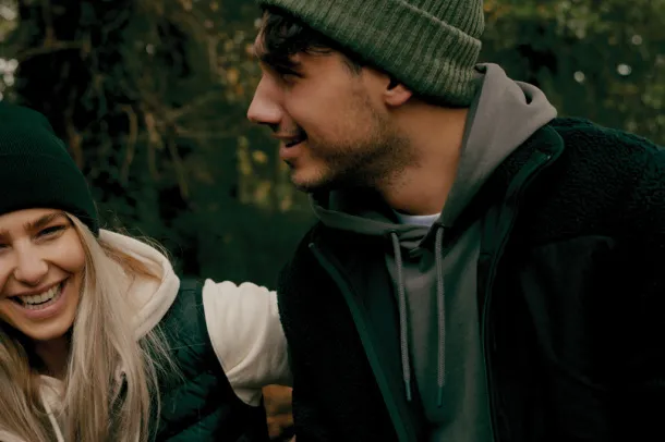  Iqoniq Rila unisex lagani hoodie od recikliranog pamuka - iqoniq natural raw