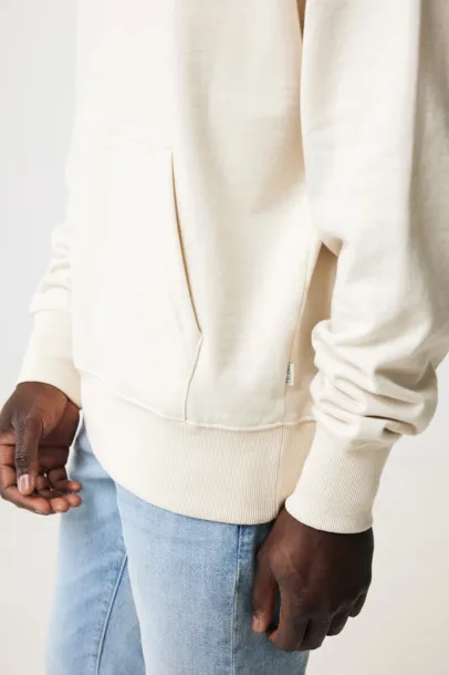  Iqoniq Rila lightweight recycled cotton hoodie - iqoniq white 