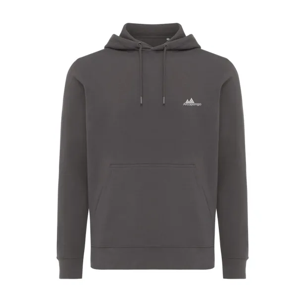  Iqoniq Rila unisex lagani hoodie od recikliranog pamuka, 280 g/m² - iqoniq anthracite