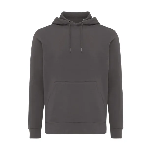  Iqoniq Rila lightweight recycled cotton hoodie - iqoniq anthracite