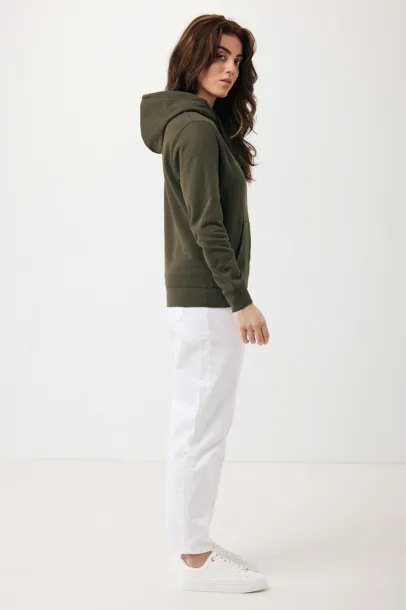  Iqoniq Rila lightweight recycled cotton hoodie - iqoniq khaki