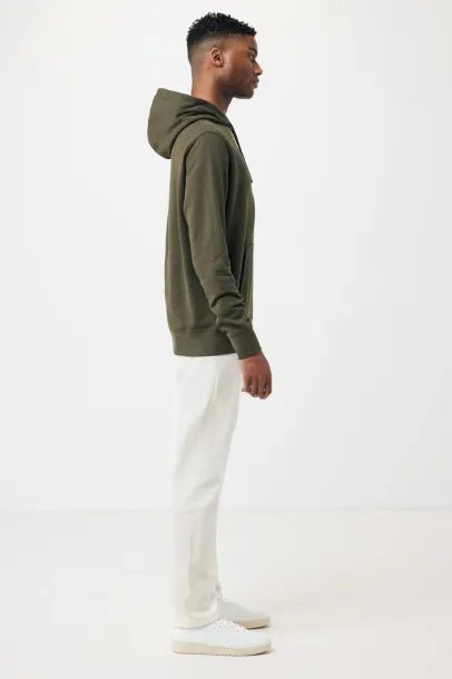  Iqoniq Rila unisex lagani hoodie od recikliranog pamuka, 280 g/m² - iqoniq khaki