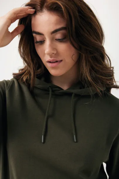  Iqoniq Rila unisex lagani hoodie od recikliranog pamuka - iqoniq khaki