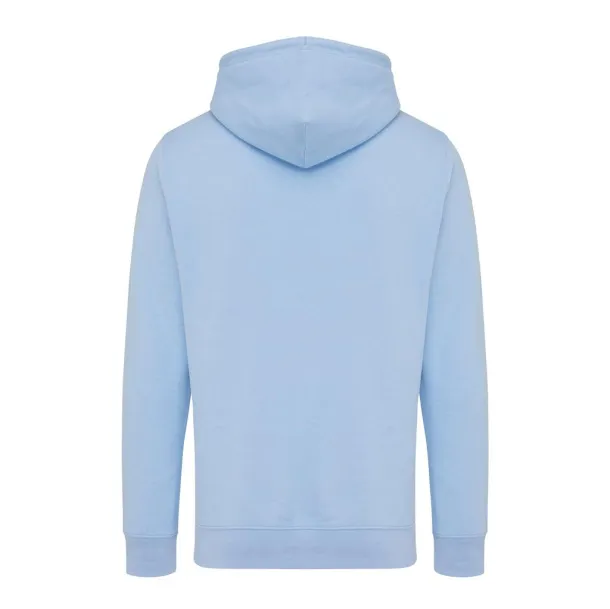  Iqoniq Rila lightweight recycled cotton hoodie - iqoniq sky blue