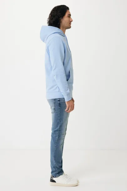  Iqoniq Rila lightweight recycled cotton hoodie - iqoniq blue 