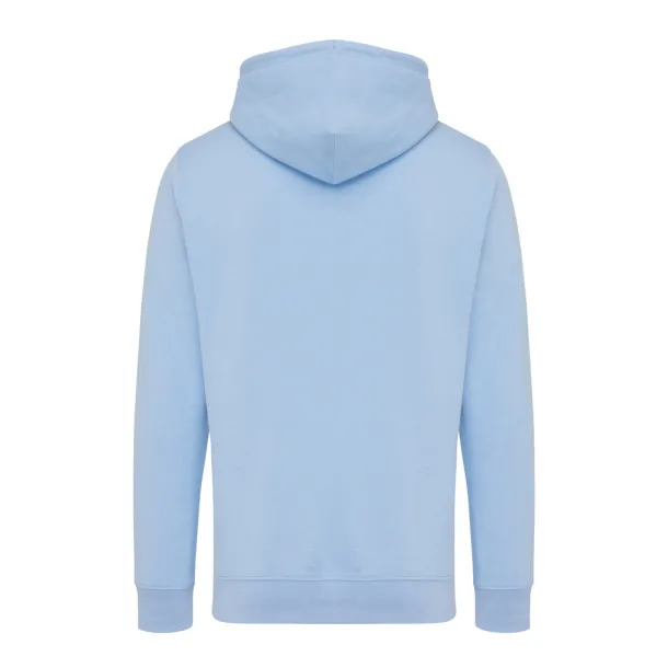  Iqoniq Rila lightweight recycled cotton hoodie - iqoniq sky blue