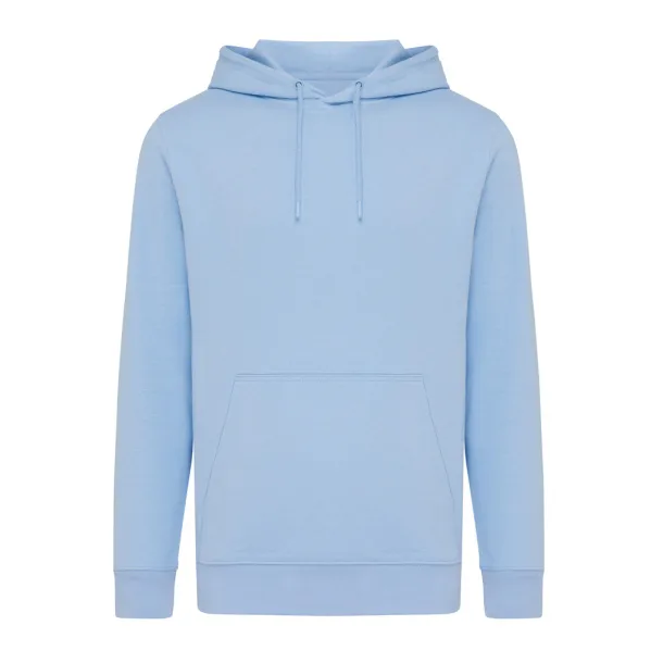  Iqoniq Rila lightweight recycled cotton hoodie - iqoniq sky blue