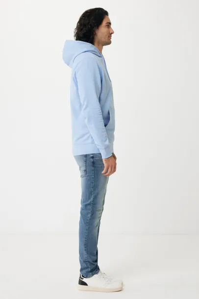  Iqoniq Rila lightweight recycled cotton hoodie - iqoniq blue 