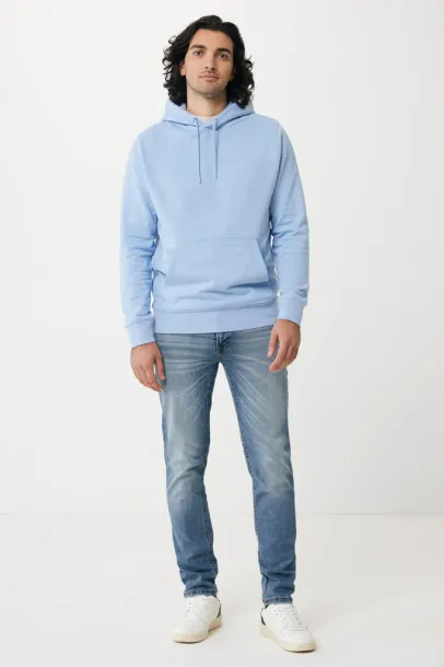  Iqoniq Rila lightweight recycled cotton hoodie - iqoniq blue 