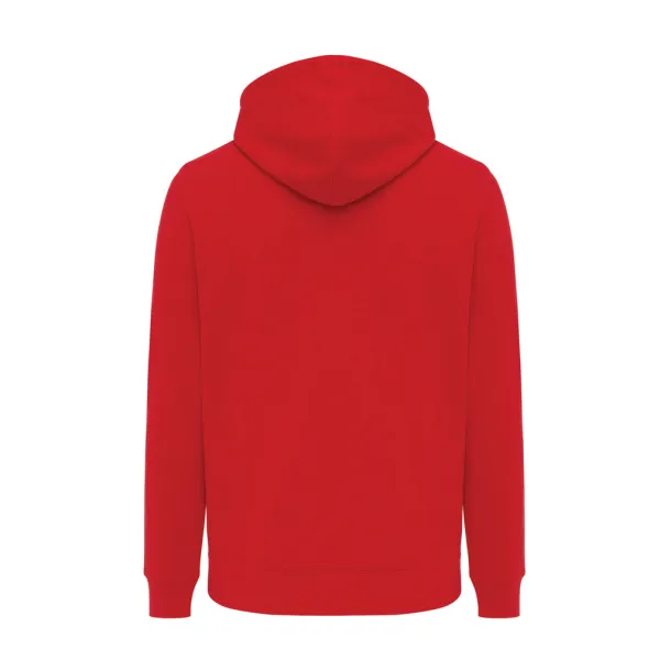  Iqoniq Rila lightweight recycled cotton hoodie - iqoniq Crvena
