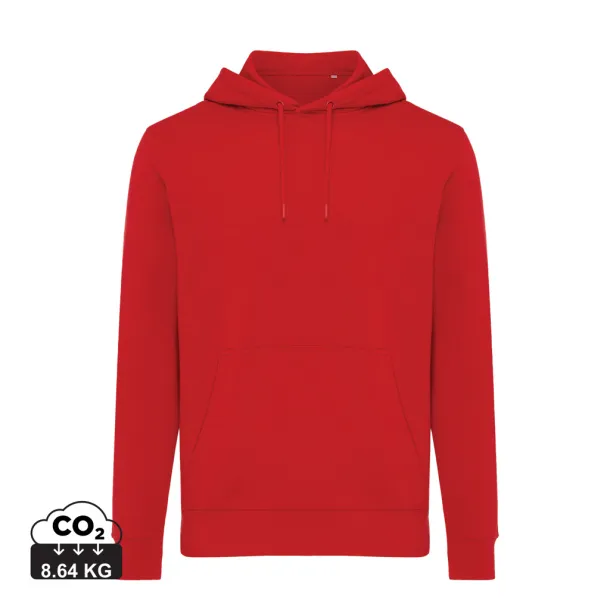  Iqoniq Rila unisex lagani hoodie od recikliranog pamuka - iqoniq Crvena