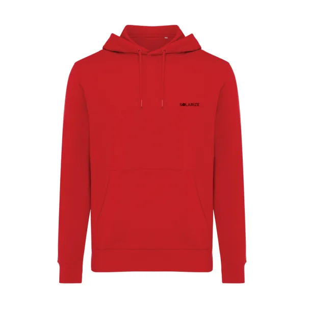  Iqoniq Rila unisex lagani hoodie od recikliranog pamuka - iqoniq Crvena