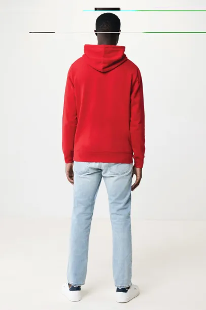  Iqoniq Rila unisex lagani hoodie od recikliranog pamuka, 280 g/m² - iqoniq Crvena
