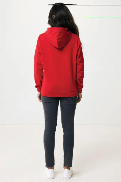  Iqoniq Rila unisex lagani hoodie od recikliranog pamuka, 280 g/m² - iqoniq Crvena