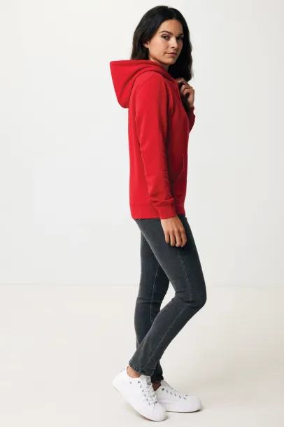  Iqoniq Rila unisex lagani hoodie od recikliranog pamuka, 280 g/m² - iqoniq Crvena