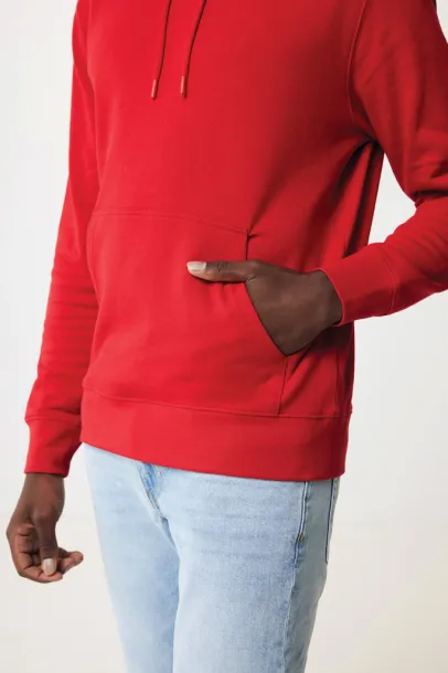  Iqoniq Rila unisex lagani hoodie od recikliranog pamuka, 280 g/m² - iqoniq Crvena